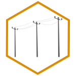 Overhead Cabling Icon