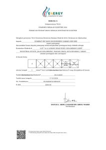 ECoS Sabah Borang S Perakuan Pendaftaran